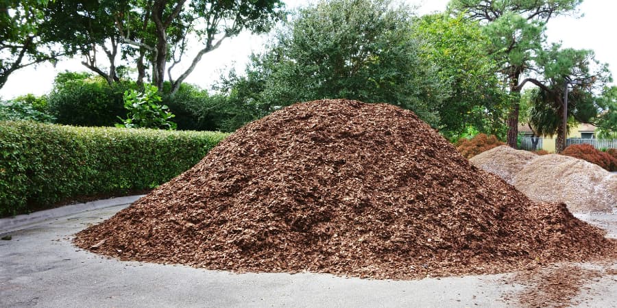 Pile of mulch